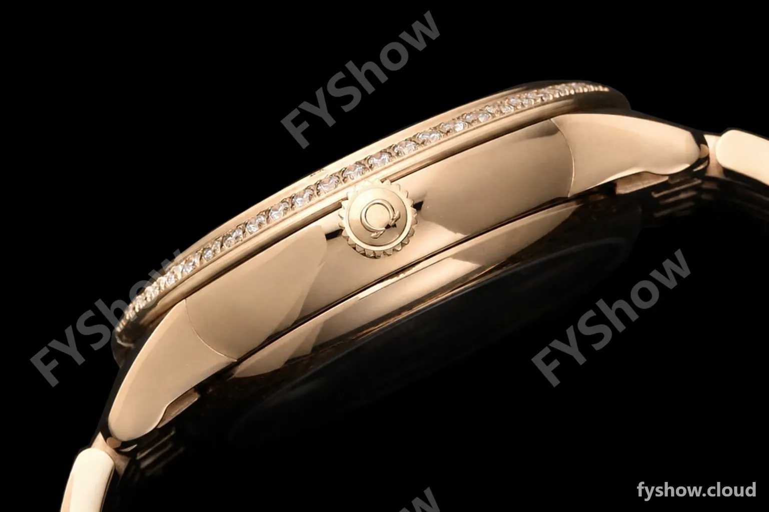 Omega - De Ville Prestige Ladies 34mm RG/RG Dia/Rmn Brown VSF A8800 - Image 5