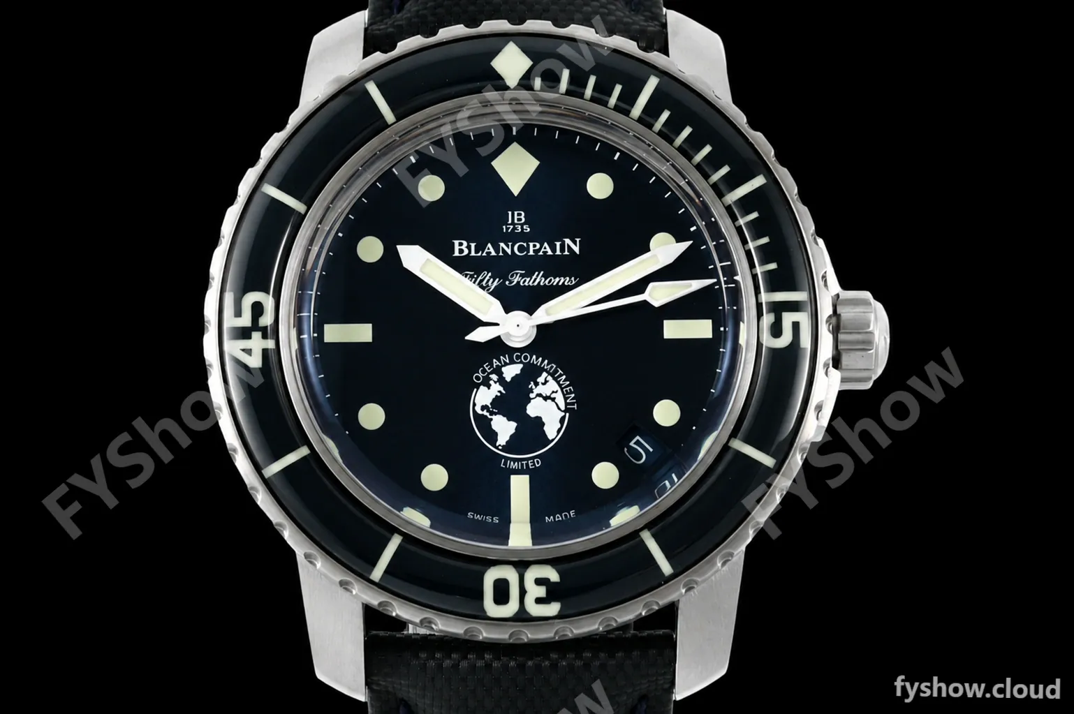 Blancpain - Fifty Fathoms 5008 Ocean Commitment III 40mm SS/NY Blue ZF A1151 - Image 3
