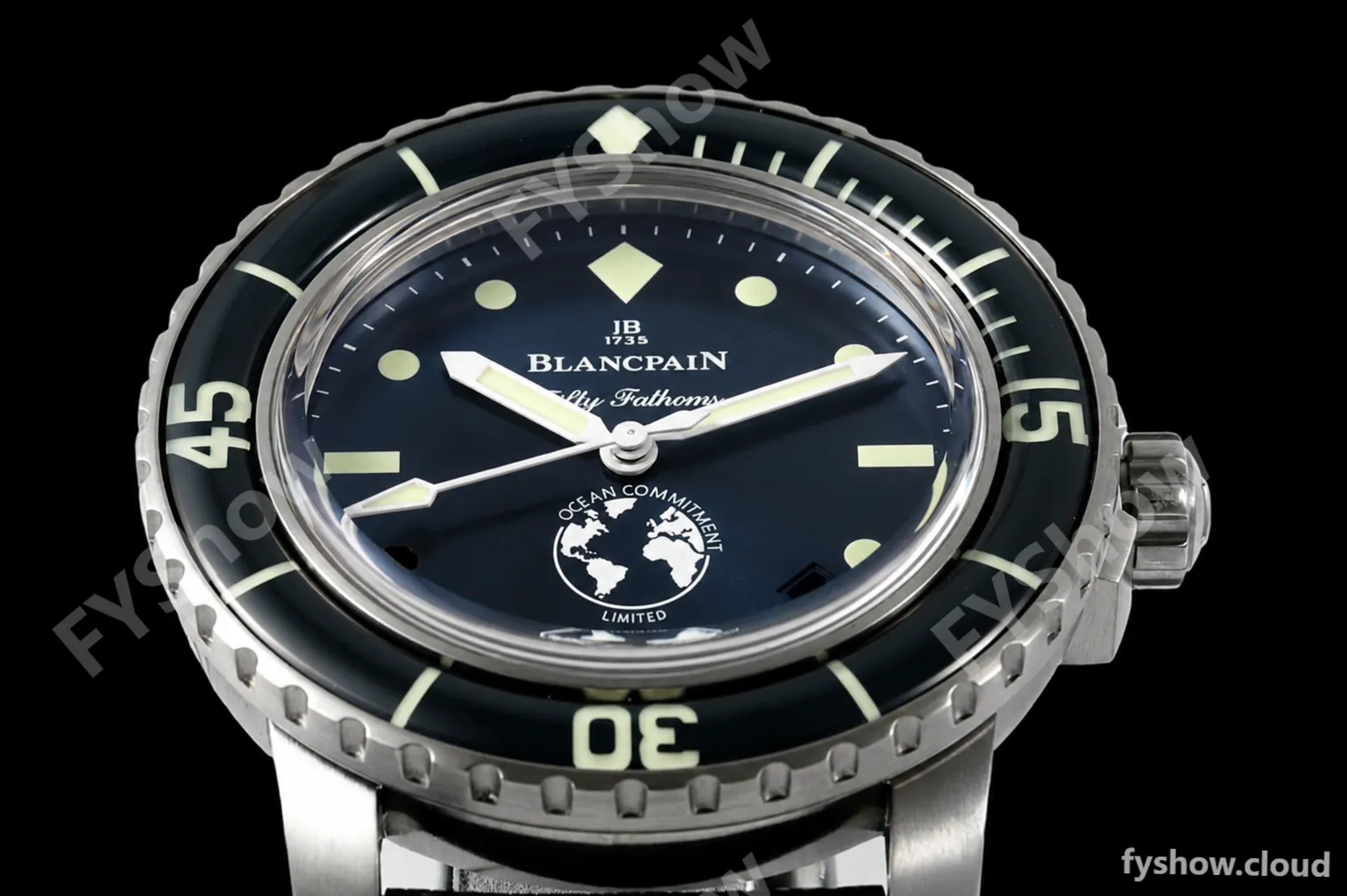 Blancpain - Fifty Fathoms 5008 Ocean Commitment III 40mm SS/NY Blue ZF A1151 - Image 4