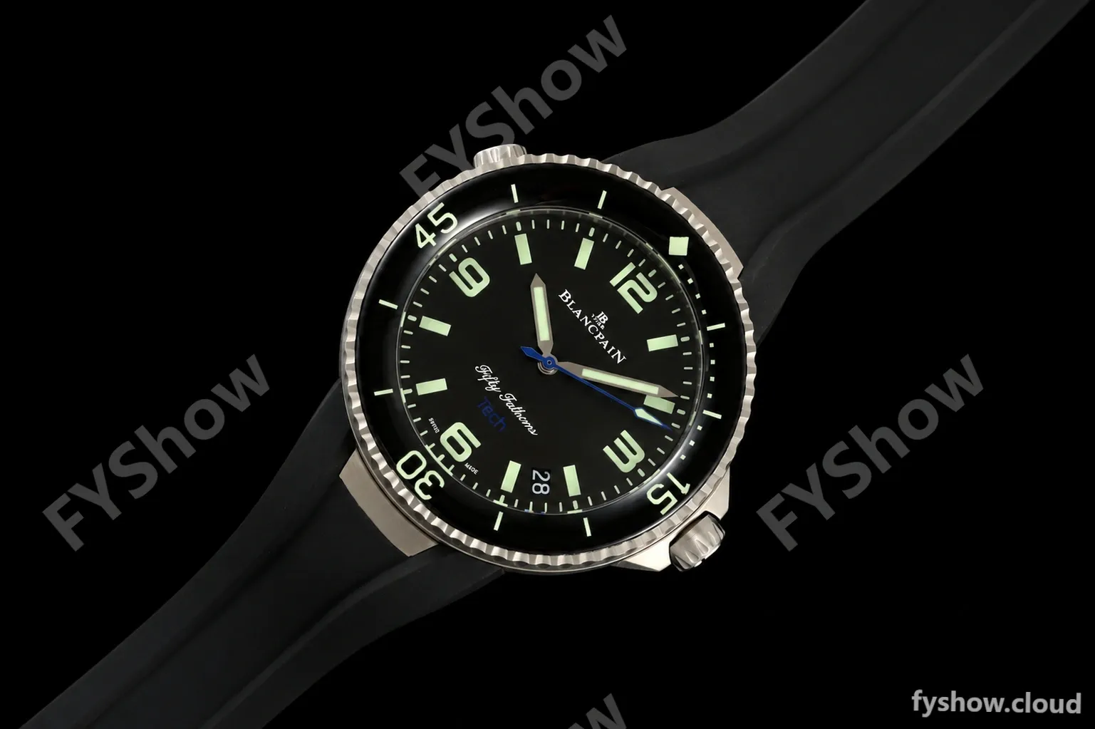 Blancpain - Fifty Fathoms Tech Ocean Commitment IV 5029A 45mm Titanium CER/RU Black Dial DDF Cal.1315A Mod - Image 21