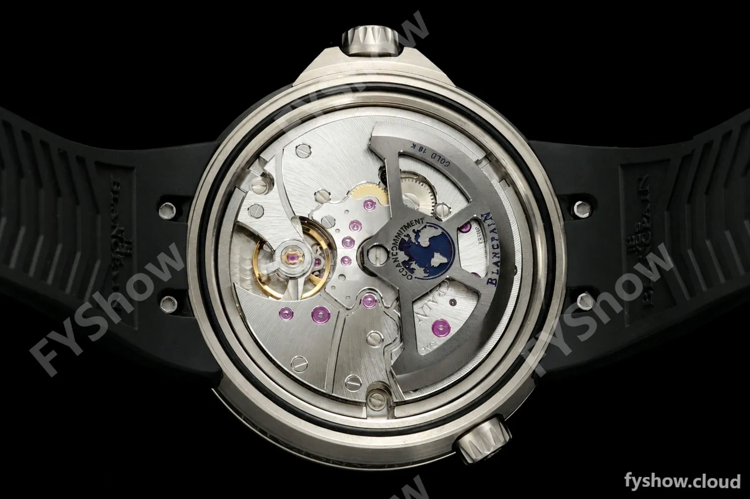 Blancpain - Fifty Fathoms Tech Ocean Commitment IV 5029A 45mm Titanium CER/RU Black Dial DDF Cal.1315A Mod - Image 6