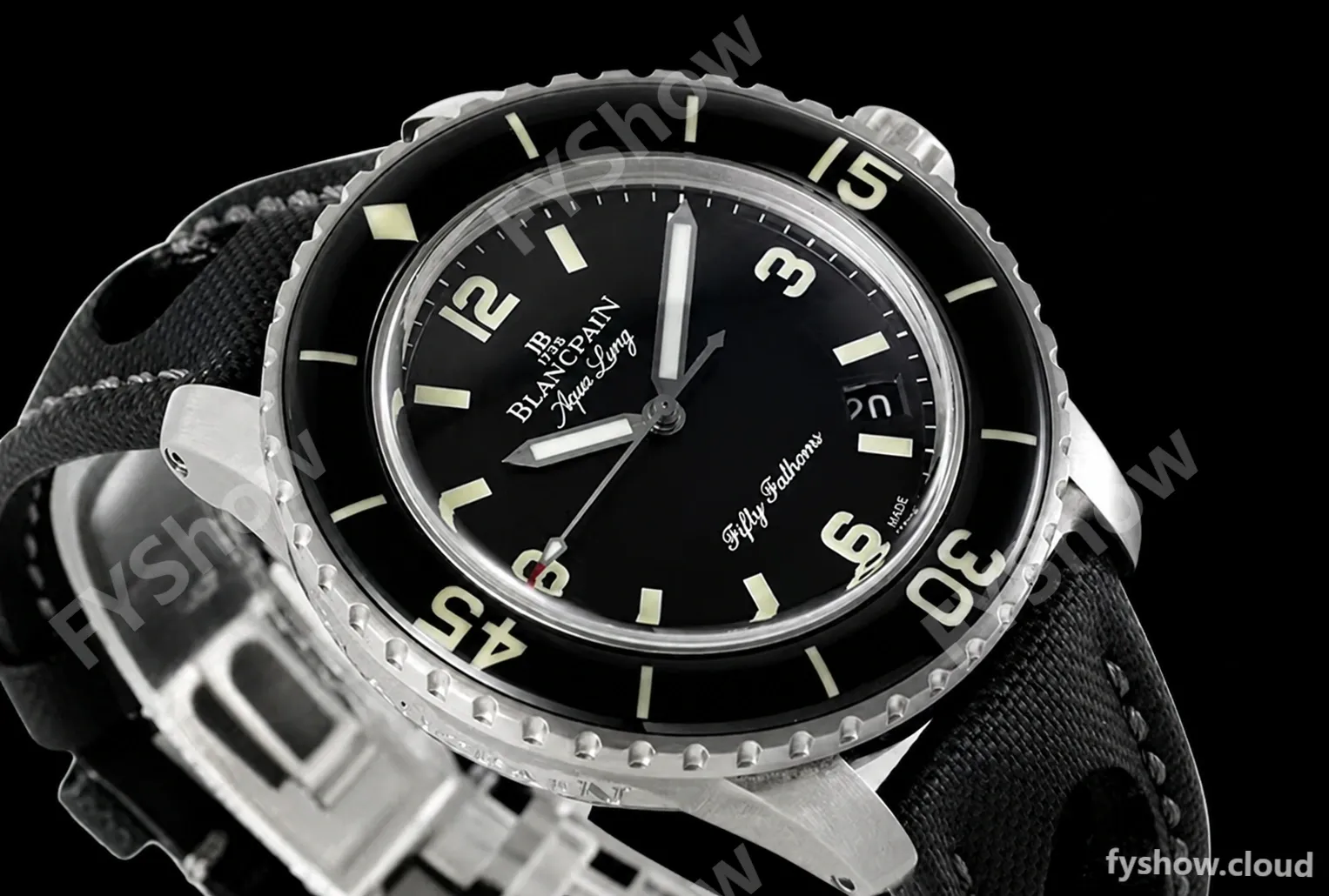 Blancpain - Fifty Fathoms Black SS/NY Black V2 ZF Asia 23J - Image 11