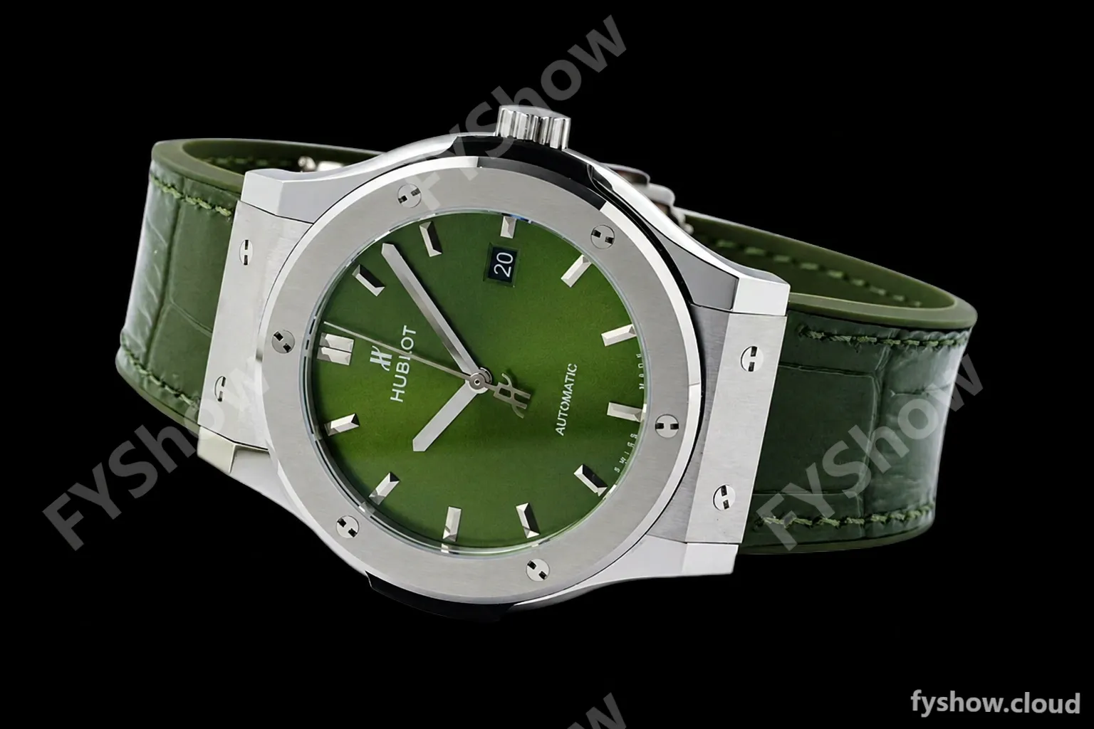 Hublot - Classic Fusion Automaic 42mm SS/LE Green JJ+F A1110 - Image 2