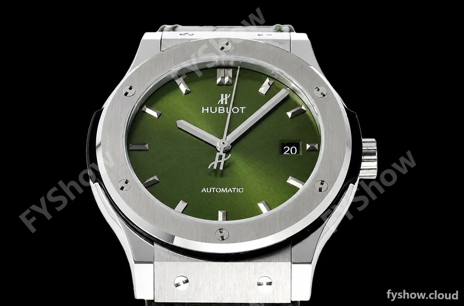 Hublot - Classic Fusion Automaic 42mm SS/LE Green JJ+F A1110 - Image 9