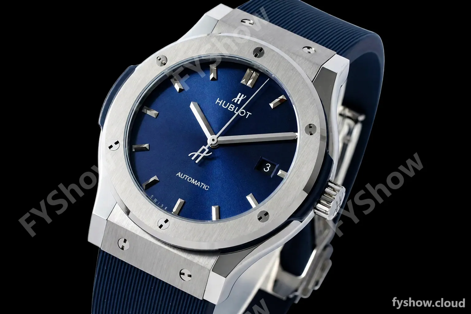 Hublot - Classic Fusion Automaic 42mm SS/RU Blue JJ+F A1110 - Image 4