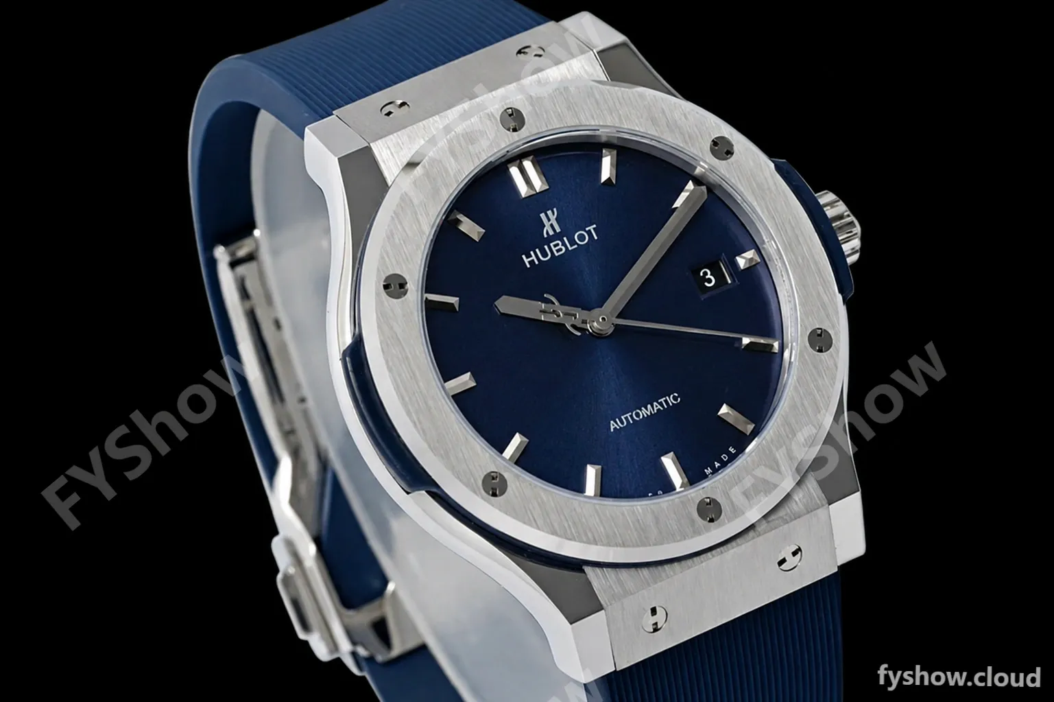 Hublot - Classic Fusion Automaic 42mm SS/RU Blue JJ+F A1110 - Image 8