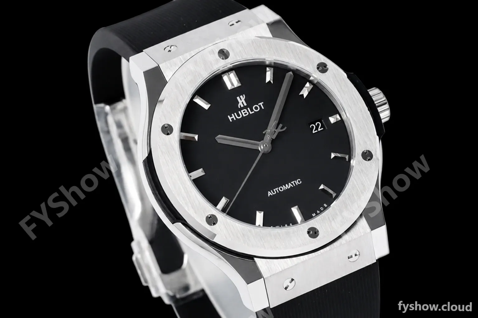 Hublot - Classic Fusion Automaic 42mm SS/RU Black JJ+F A1110 - Image 8