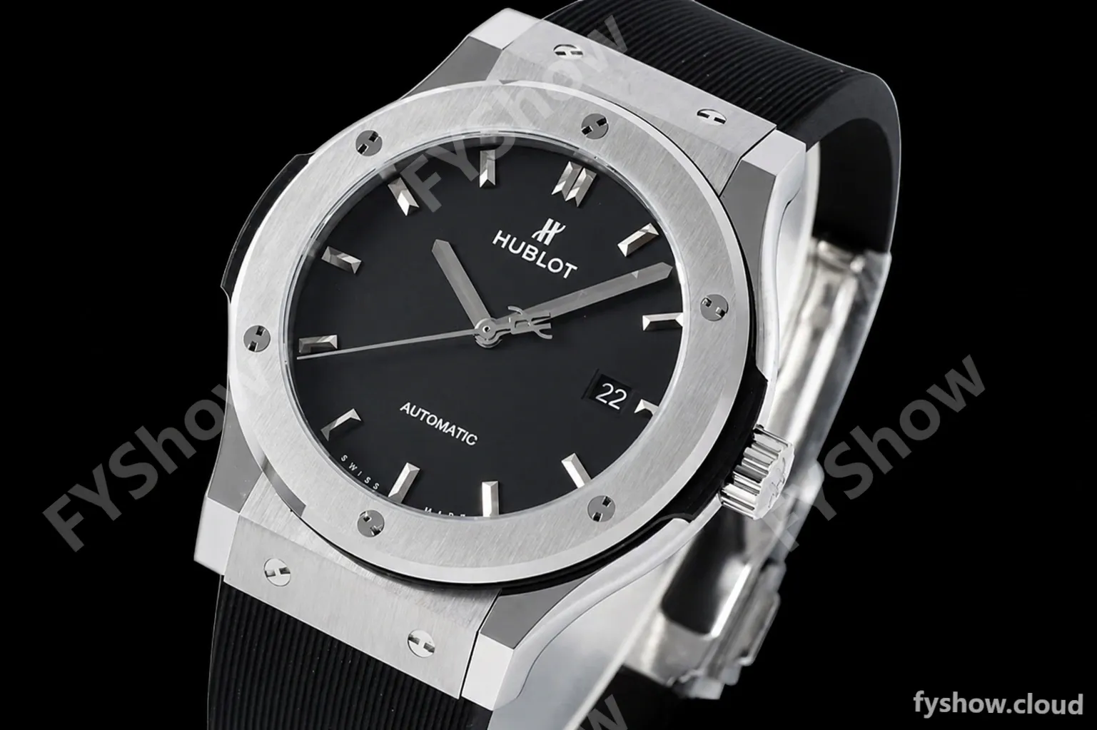 Hublot - Classic Fusion Automaic 42mm SS/RU Black JJ+F A1110 - Image 9