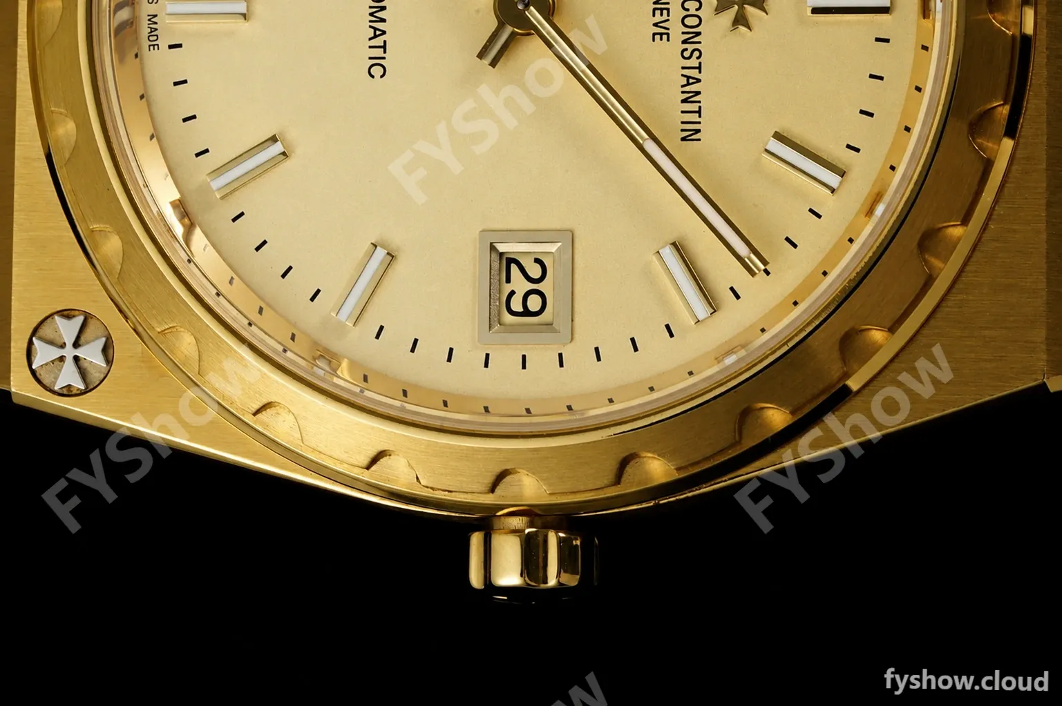 Vacheron Constantin - Historiques 222 37mm 4200H YG/YG Gold Dial MXF MY9015 MOD - Image 24