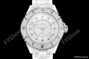 Chanel - J12 38MM Automatic White Cer/Cer Wht/Dia BVF Cal 12.1