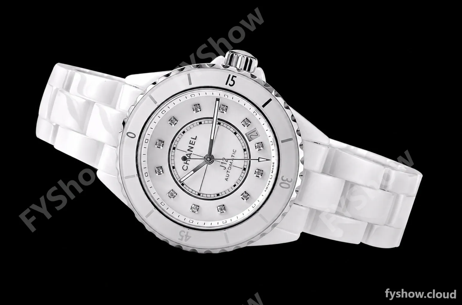 Chanel - J12 38MM Automatic White Cer/Cer Wht/Dia BVF Cal 12.1 - Image 4