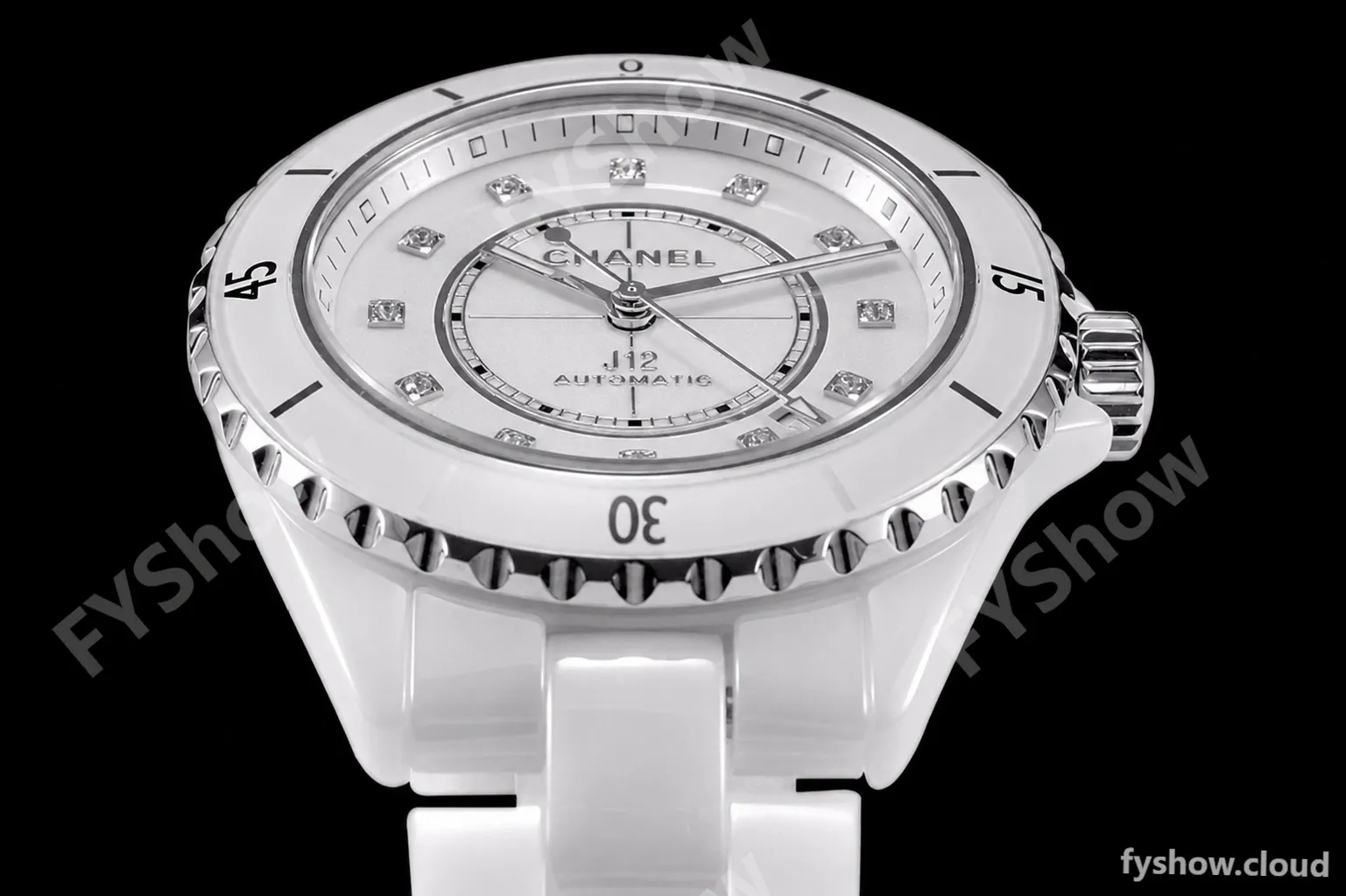 Chanel - J12 38MM Automatic White Cer/Cer Wht/Dia BVF Cal 12.1 - Image 6
