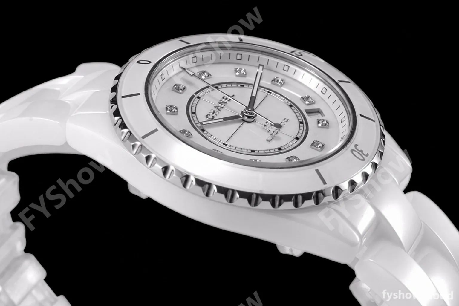 Chanel - J12 38MM Automatic White Cer/Cer Wht/Dia BVF Cal 12.1 - Image 7