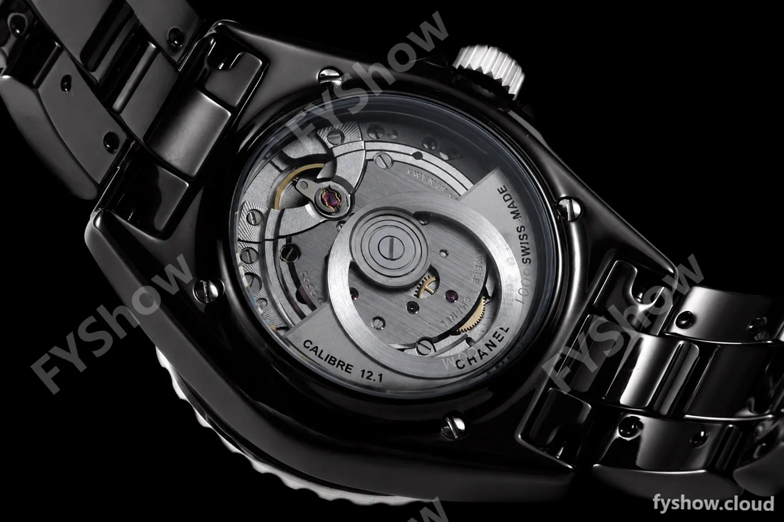 Chanel - J12 38MM Automatic Black Cer/Cer Blk/Dia BVF Cal 12.1 - Image 8