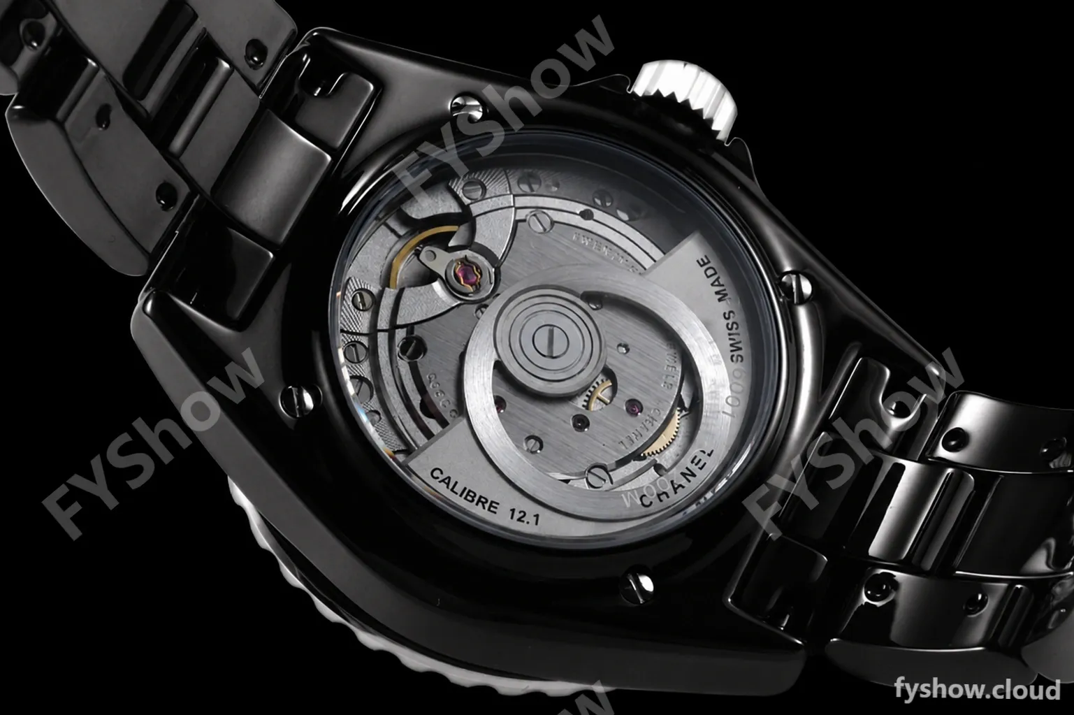 Chanel - J12 38MM Automatic Black Cer/Cer Blk/Dia BVF Cal 12.1 - Image 7