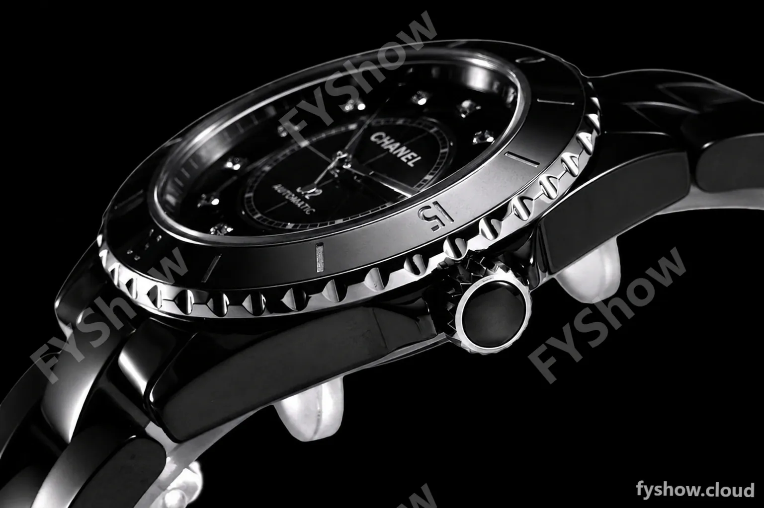 Chanel - J12 38MM Automatic Black Cer/Cer Blk/Dia BVF Cal 12.1 - Image 18