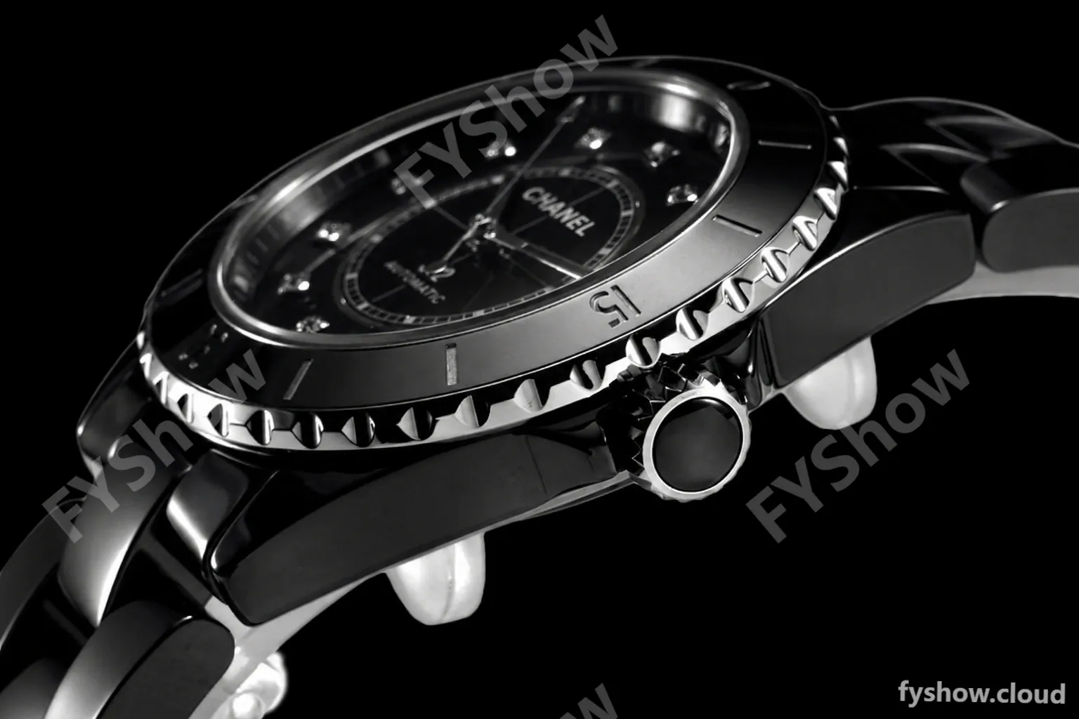 Chanel - J12 38MM Automatic Black Cer/Cer Blk/Dia BVF Cal 12.1 - Image 17
