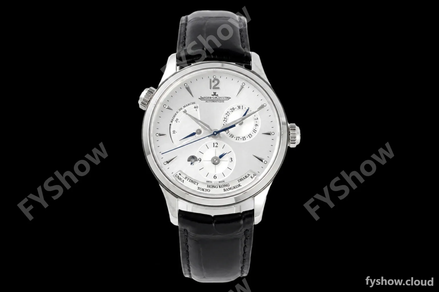 Jaeger LeCoultre - Master Geographic Q1428421 SS/LE White ZF Cal.939A