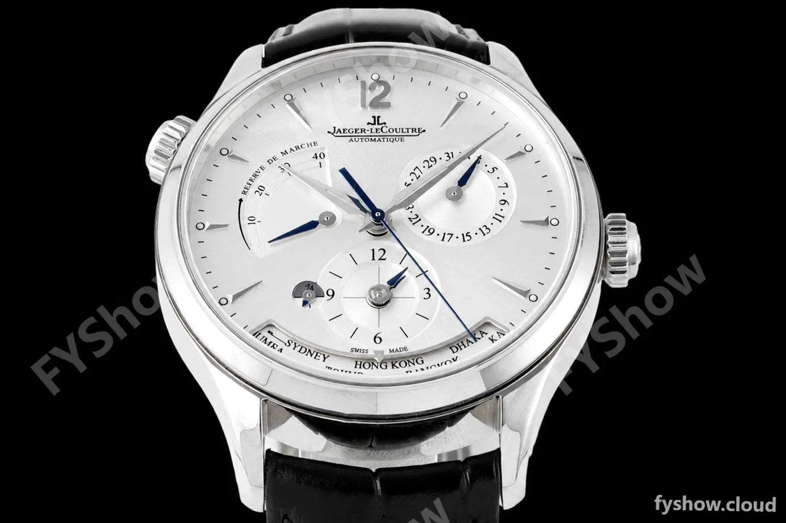Jaeger LeCoultre - Master Geographic Q1428421 SS/LE White ZF Cal.939A - Image 5