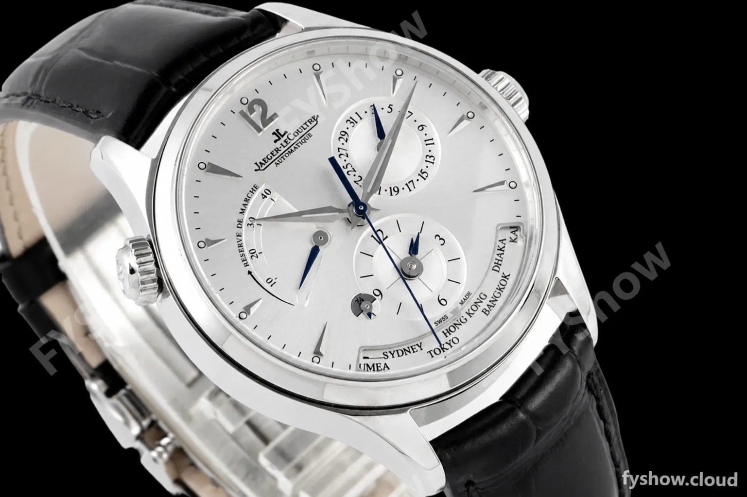 Jaeger LeCoultre - Master Geographic Q1428421 SS/LE White ZF Cal.939A - Image 7