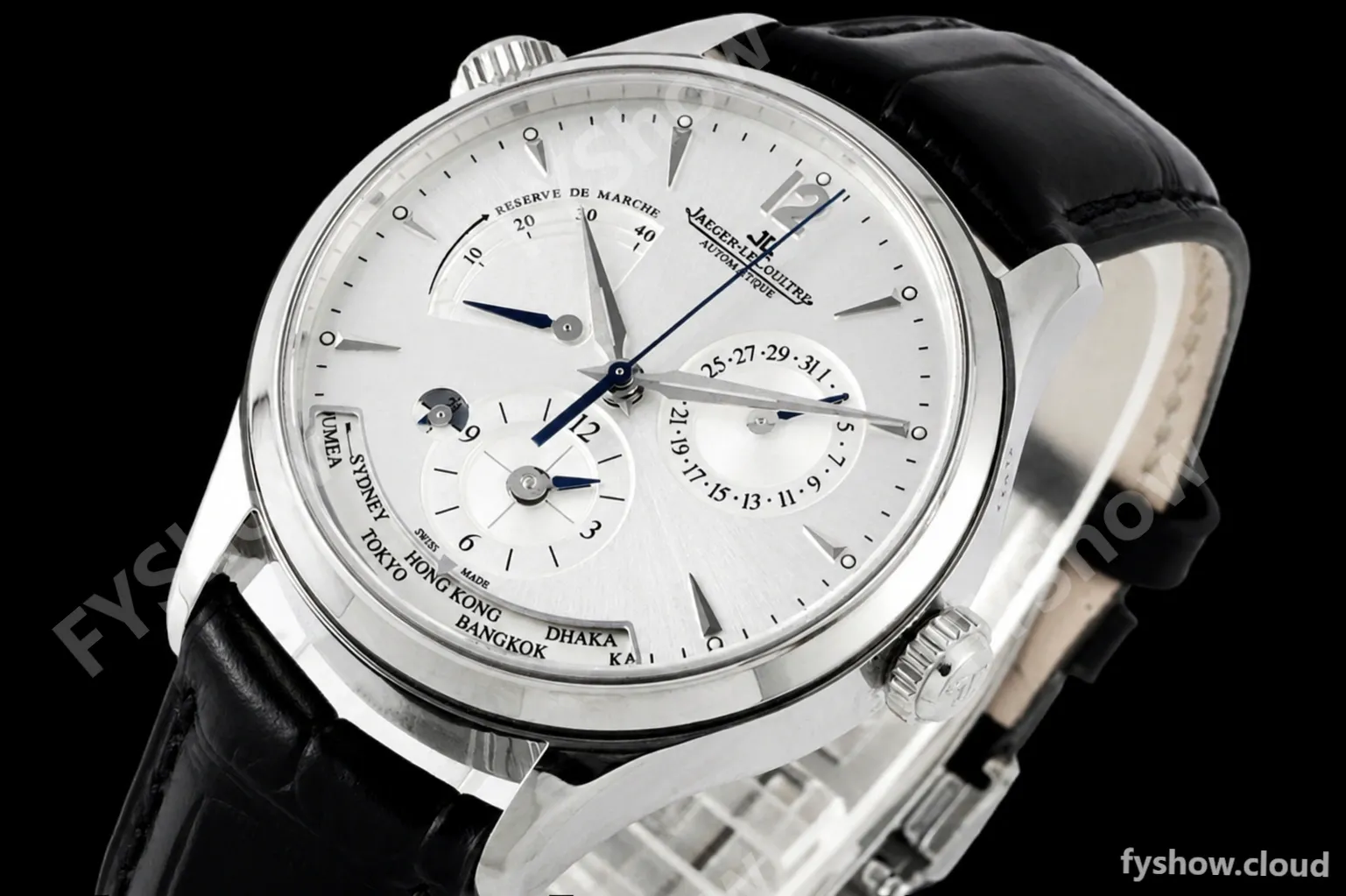Jaeger LeCoultre - Master Geographic Q1428421 SS/LE White ZF Cal.939A - Image 9