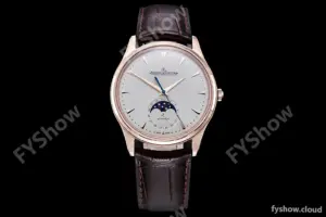 Jaeger LeCoultre - Master Ultra Thin Moonphase RG/LE White ZF 1:1 MY9015