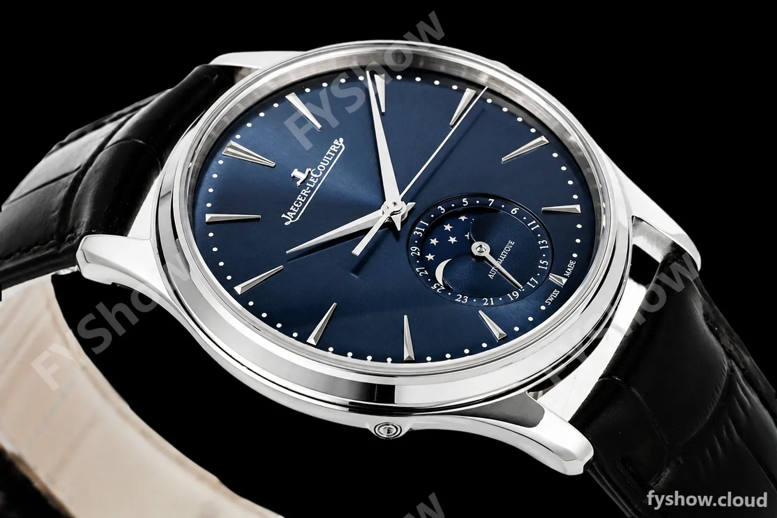 Jaeger LeCoultre - Master Ultra Thin Moonphase 39mm Q1368480 SS/LE Blue ZF V2 MY9015 - Image 2