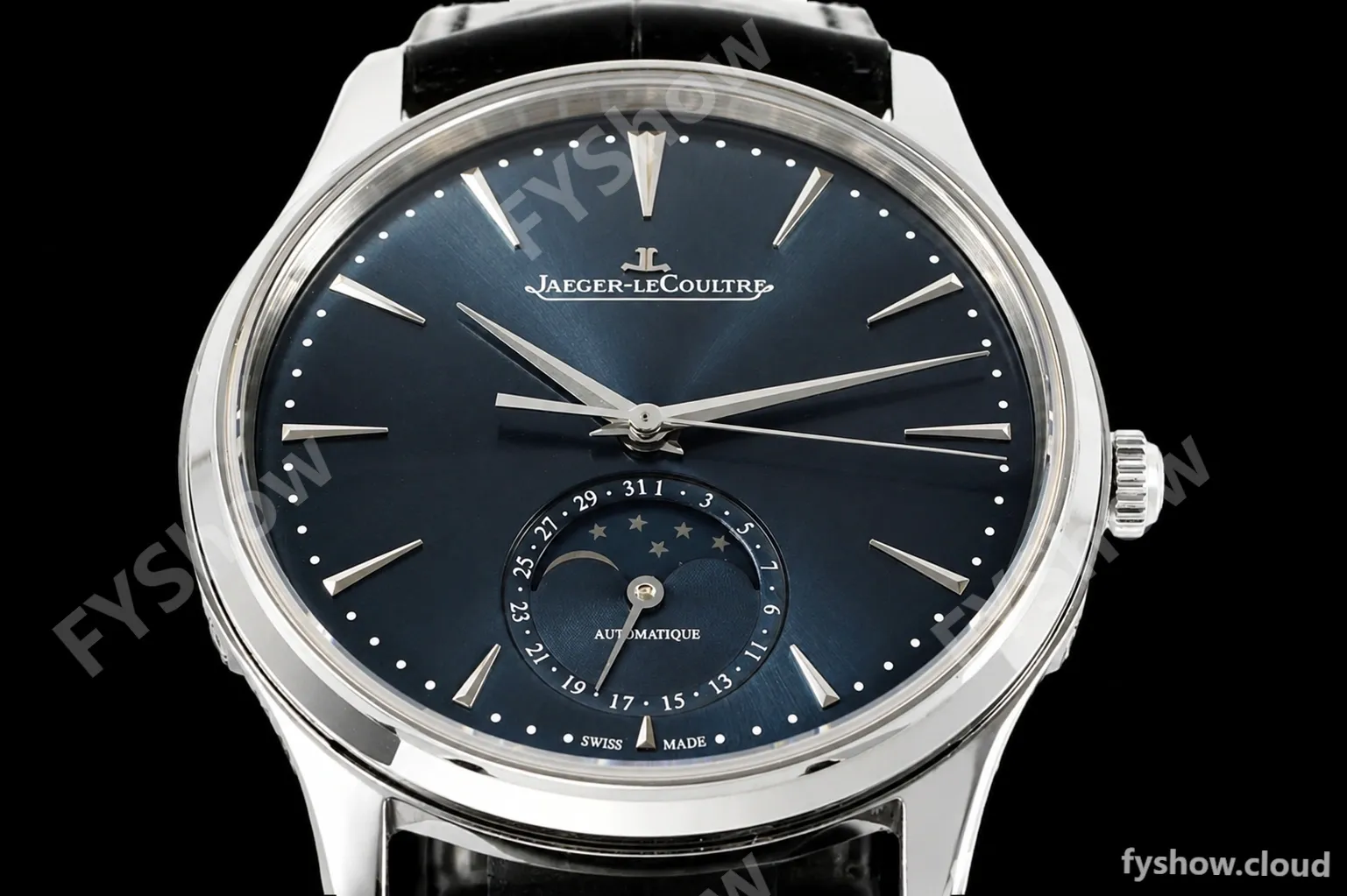 Jaeger LeCoultre - Master Ultra Thin Moonphase 39mm Q1368480 SS/LE Blue ZF V2 MY9015 - Image 4