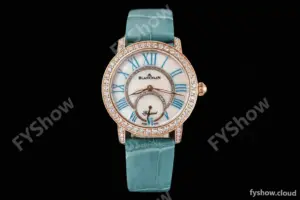 Blancpain - Ladybird Colors 35mm Blue RG/LE DIA/RMN White MOP BLSF A23J