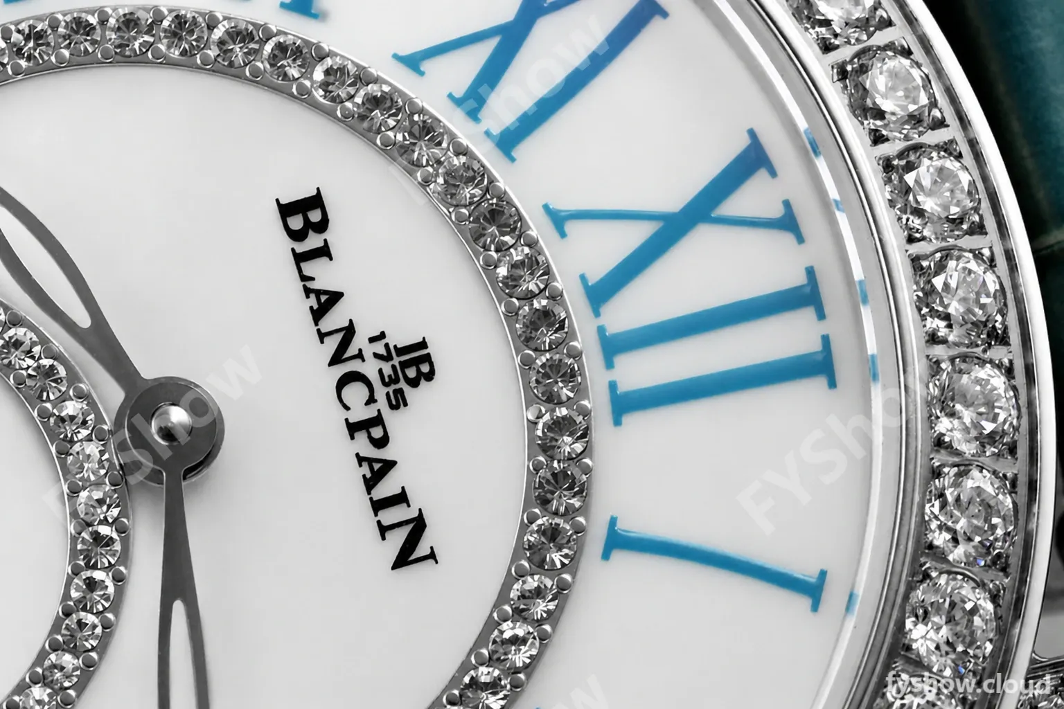 Blancpain - Ladybird Colors 35mm Blue SS/LE DIA/RMN White MOP BLSF A23J - Image 14