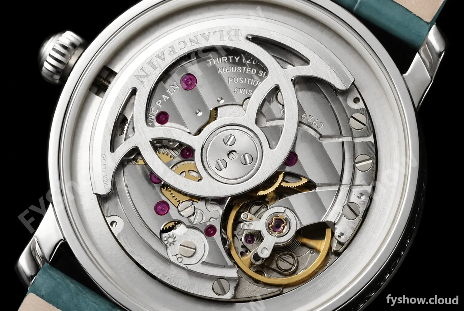 Blancpain - Ladybird Colors 35mm Blue SS/LE DIA/RMN White MOP BLSF A23J - Image 18