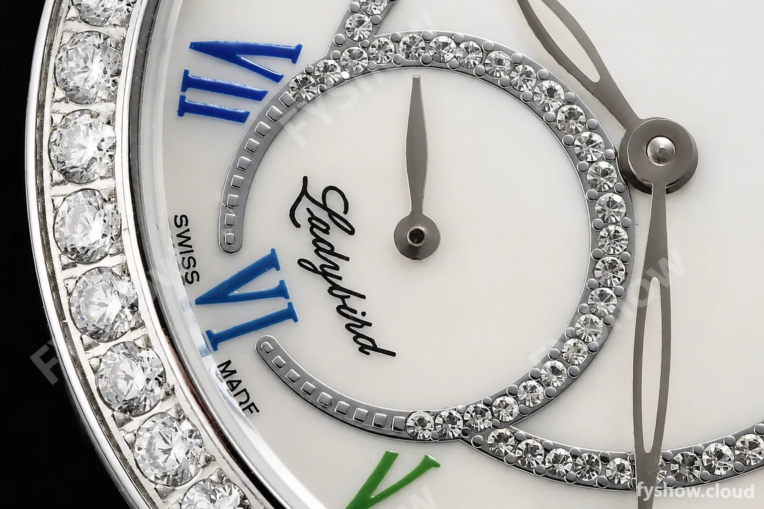 Blancpain - Ladybird Colors 35mm White SS/LE DIA/RMN White MOP BLSF A23J - Image 5