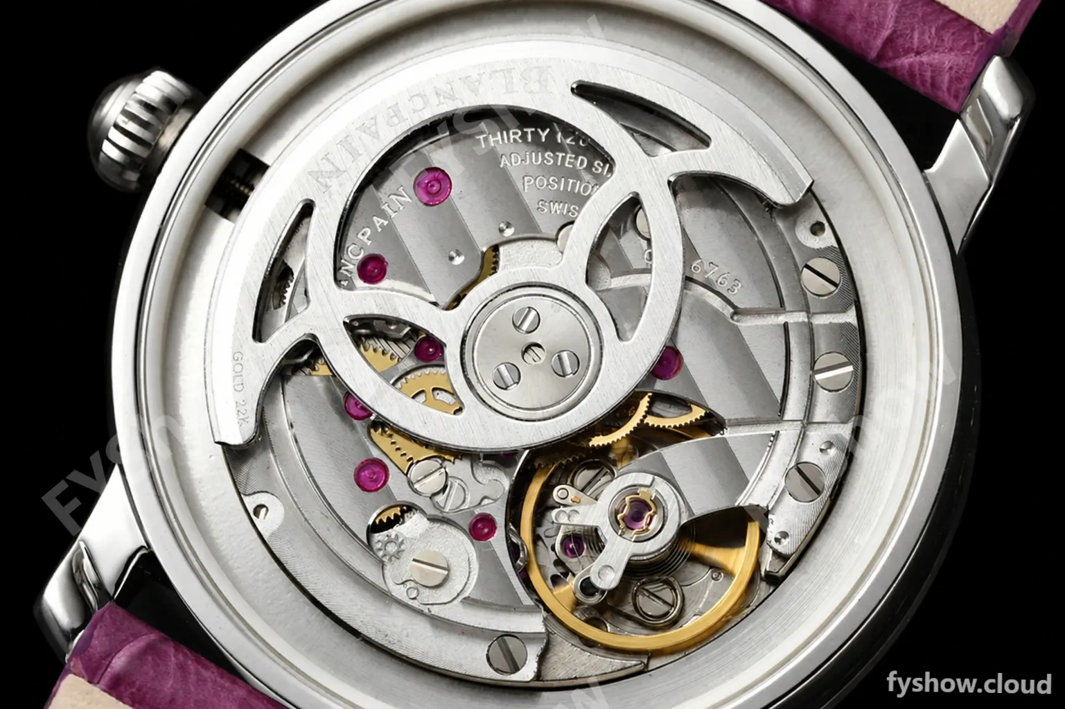 Blancpain - Ladybird Colors 35mm Purple SS/LE DIA/RMN White MOP BLSF A23J - Image 22
