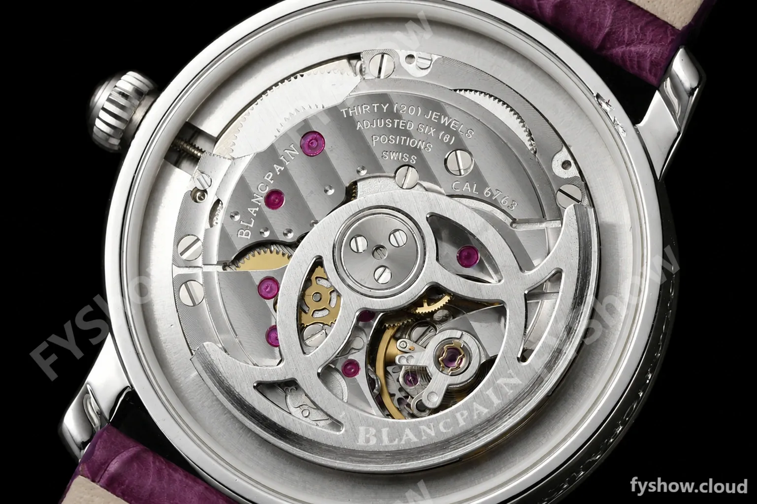 Blancpain - Ladybird Colors 35mm Purple SS/LE DIA/RMN White MOP BLSF A23J - Image 23