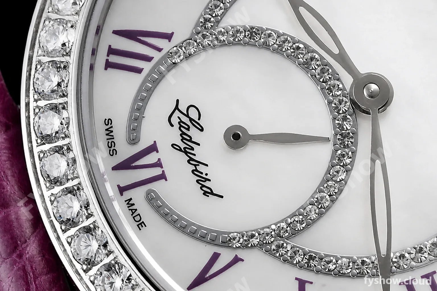 Blancpain - Ladybird Colors 35mm Purple SS/LE DIA/RMN White MOP BLSF A23J - Image 5