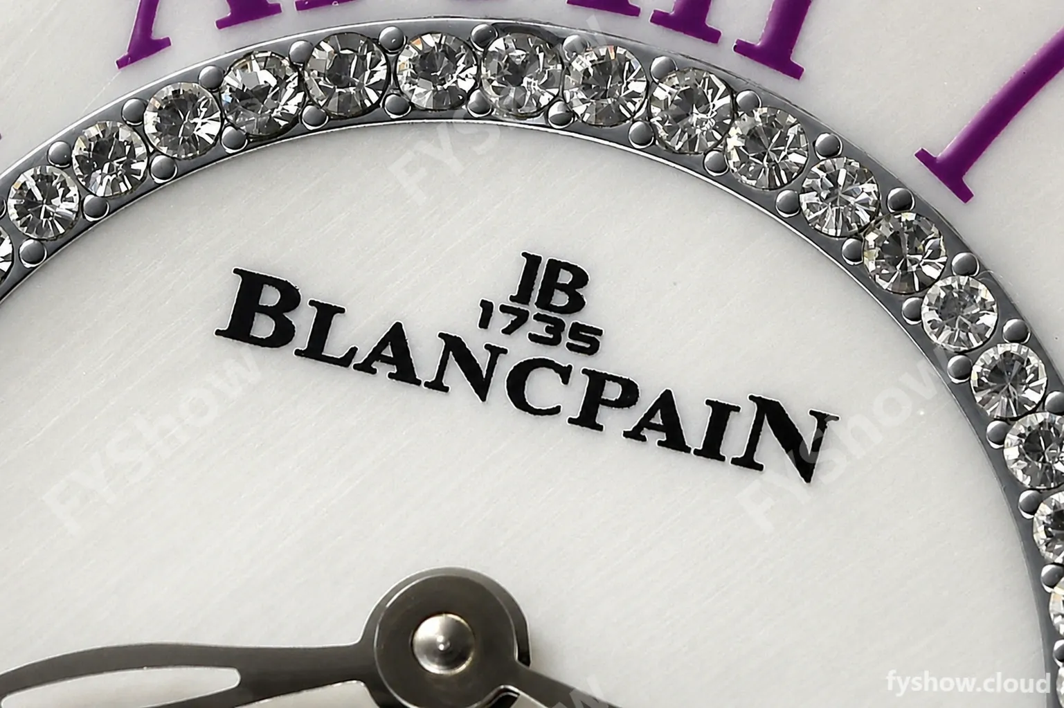 Blancpain - Ladybird Colors 35mm Purple SS/LE DIA/RMN White MOP BLSF A23J - Image 6