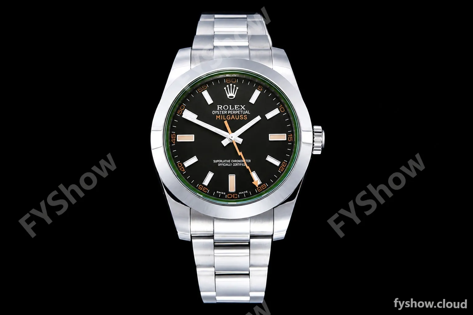 Rolex - Milgauss Z 116400GV 904L SS/SS Black GMF V2 VR3131
