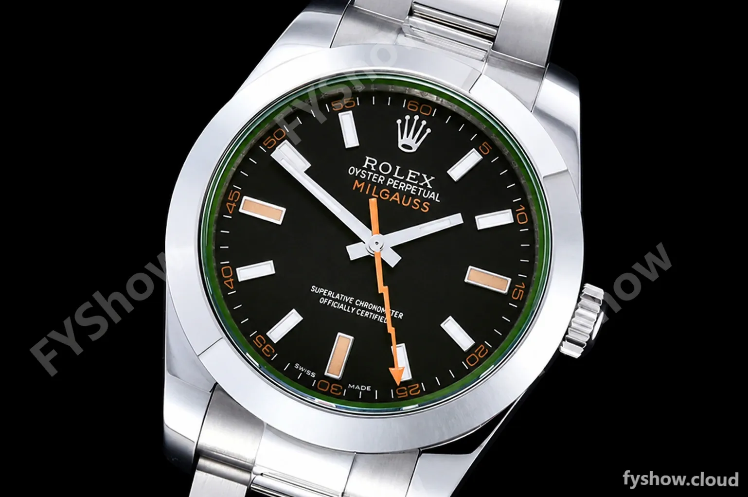 Rolex - Milgauss Z 116400GV 904L SS/SS Black GMF V2 VR3131 - Image 4