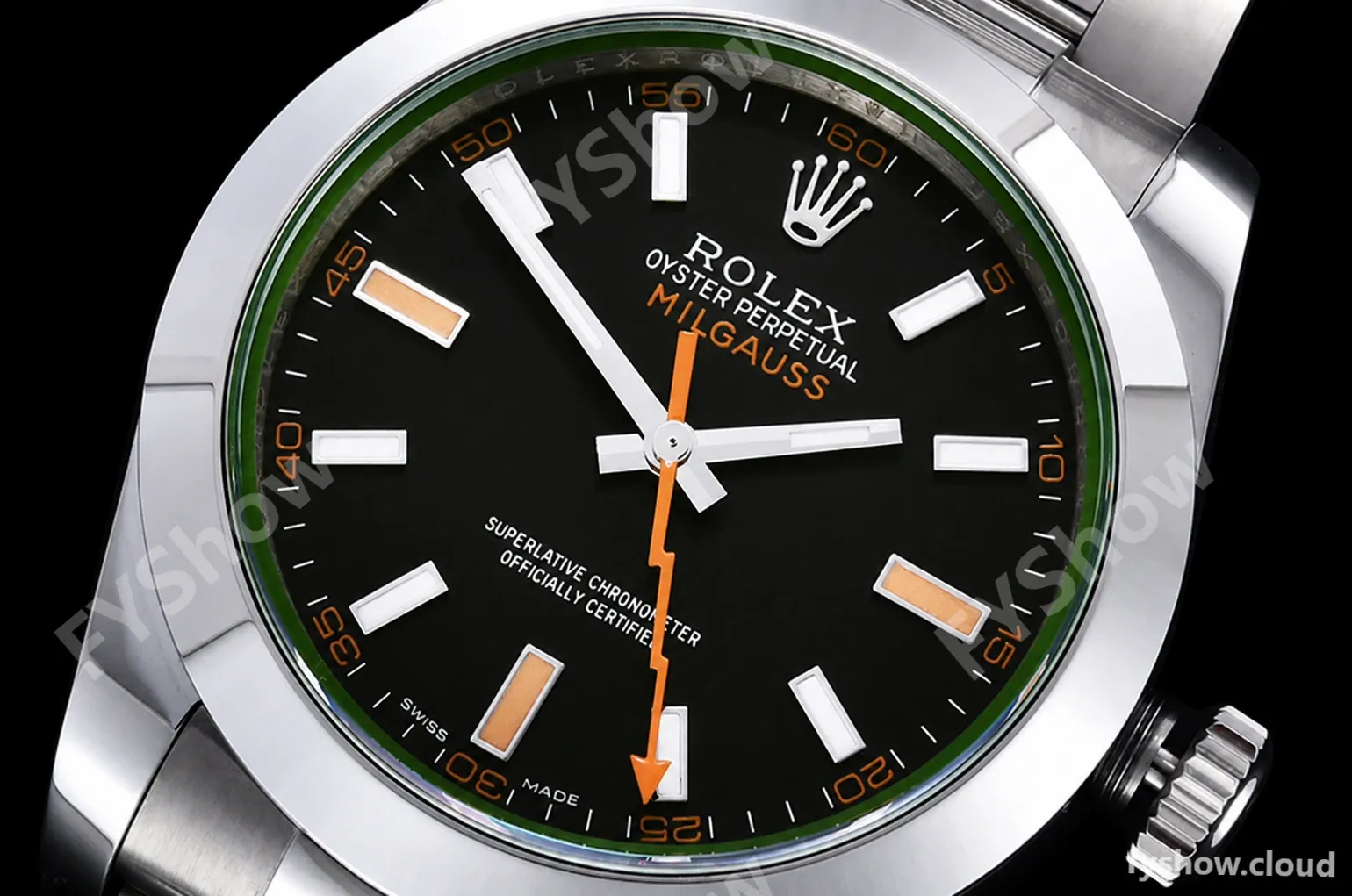Rolex - Milgauss Z 116400GV 904L SS/SS Black GMF V2 VR3131 - Image 5