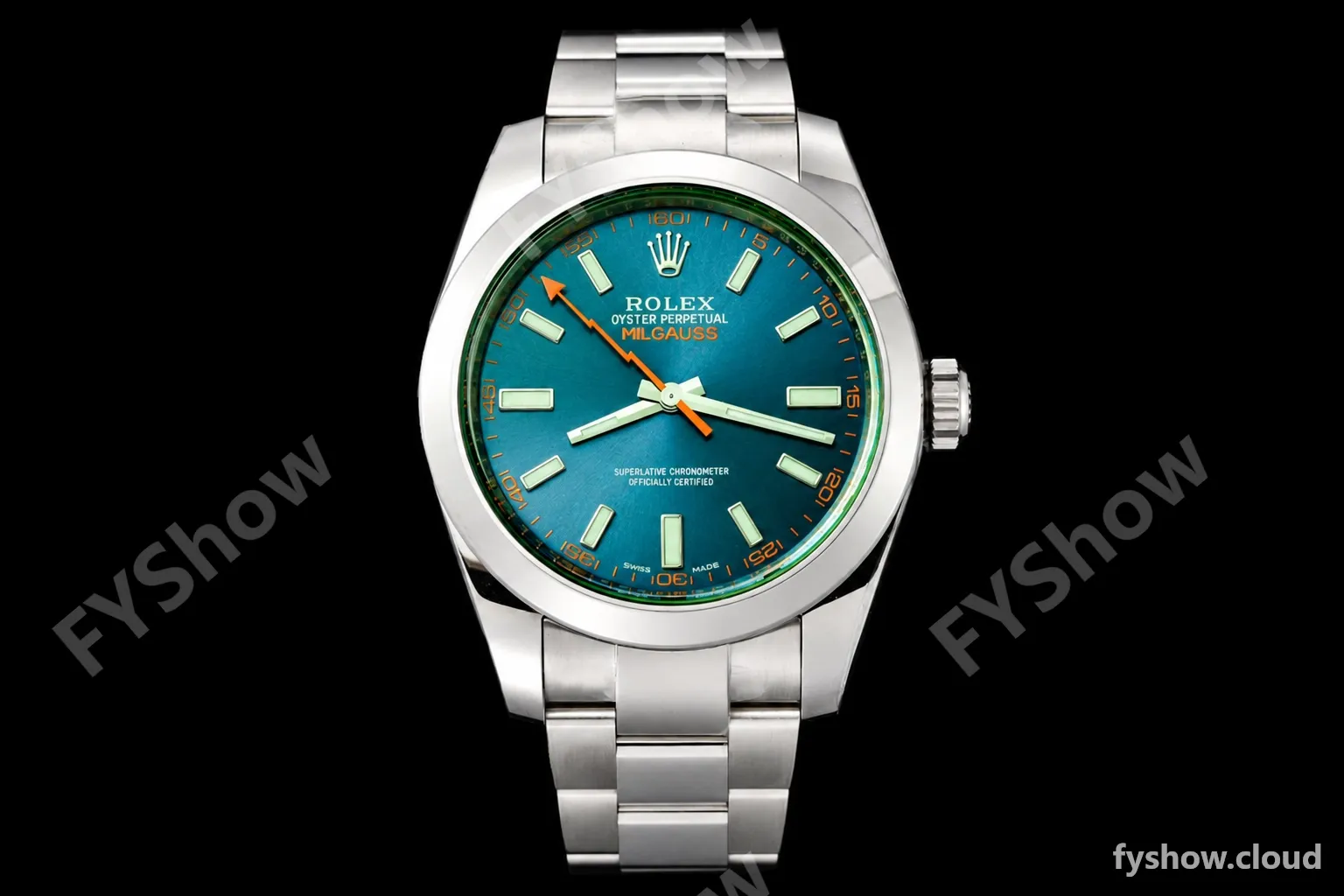 Rolex - Milgauss 40mm 116400GV 904L SS/SS Blue VSF VS3131