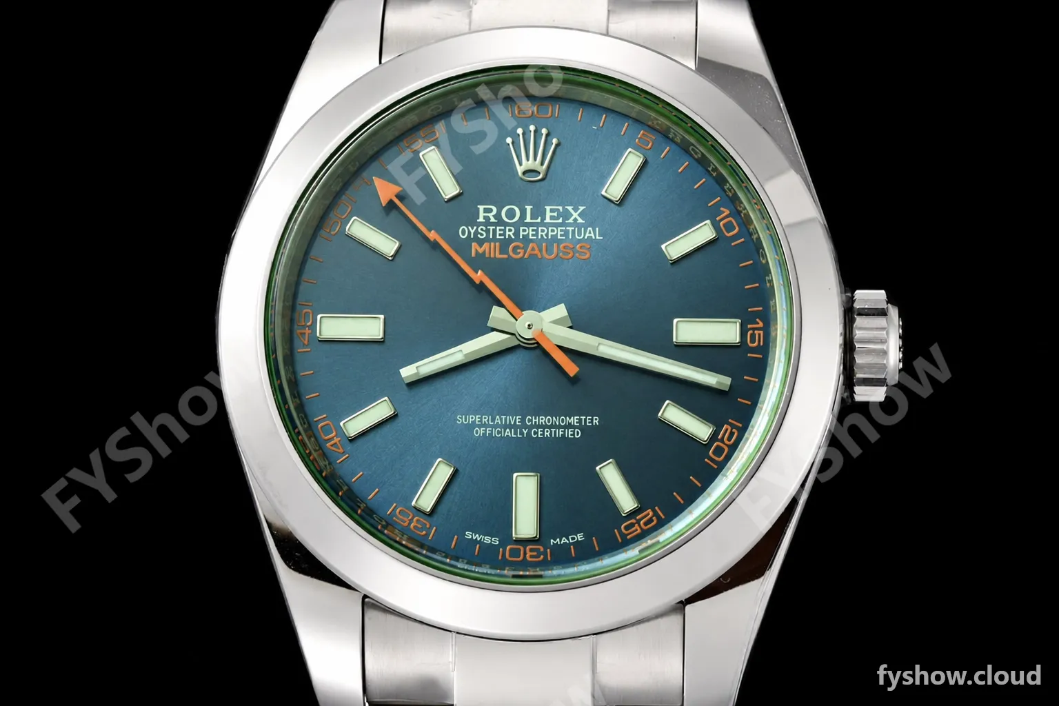 Rolex - Milgauss 40mm 116400GV 904L SS/SS Blue VSF VS3131 - Image 2