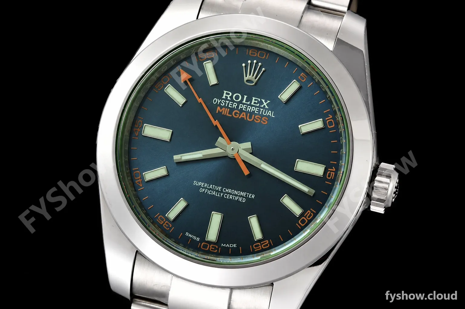 Rolex - Milgauss 40mm 116400GV 904L SS/SS Blue VSF VS3131 - Image 3