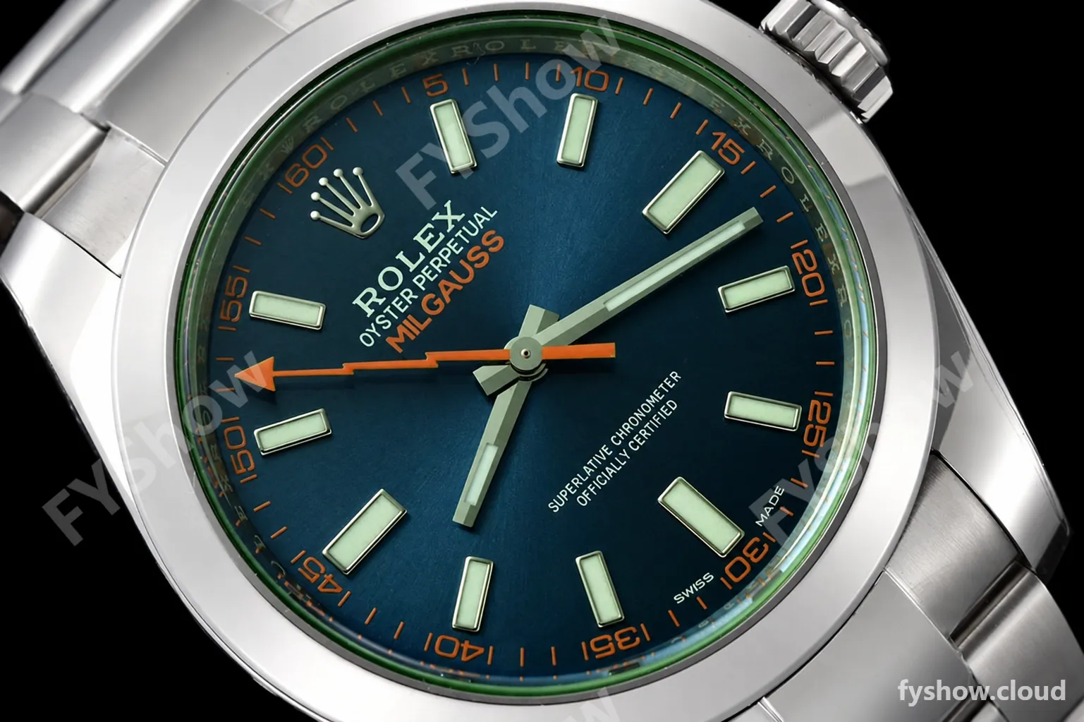 Rolex - Milgauss 40mm 116400GV 904L SS/SS Blue VSF VS3131 - Image 6