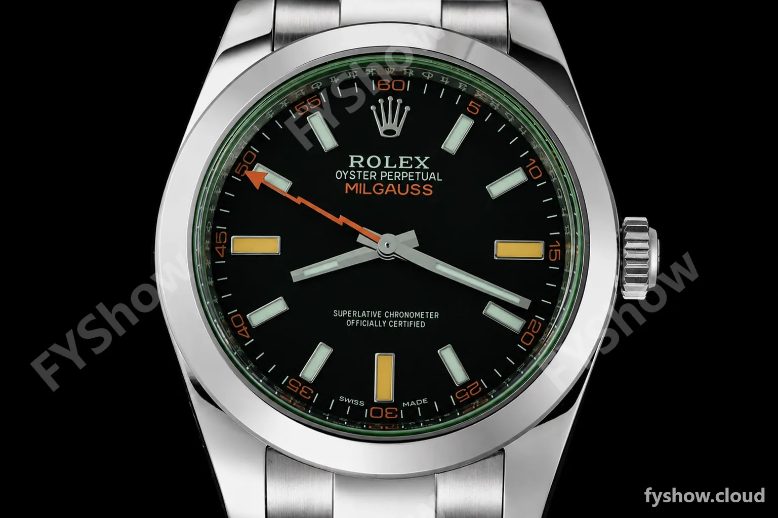 Rolex - Milgauss 40mm 116400GV 904L SS/SS Black VSF VS3131 - Image 2