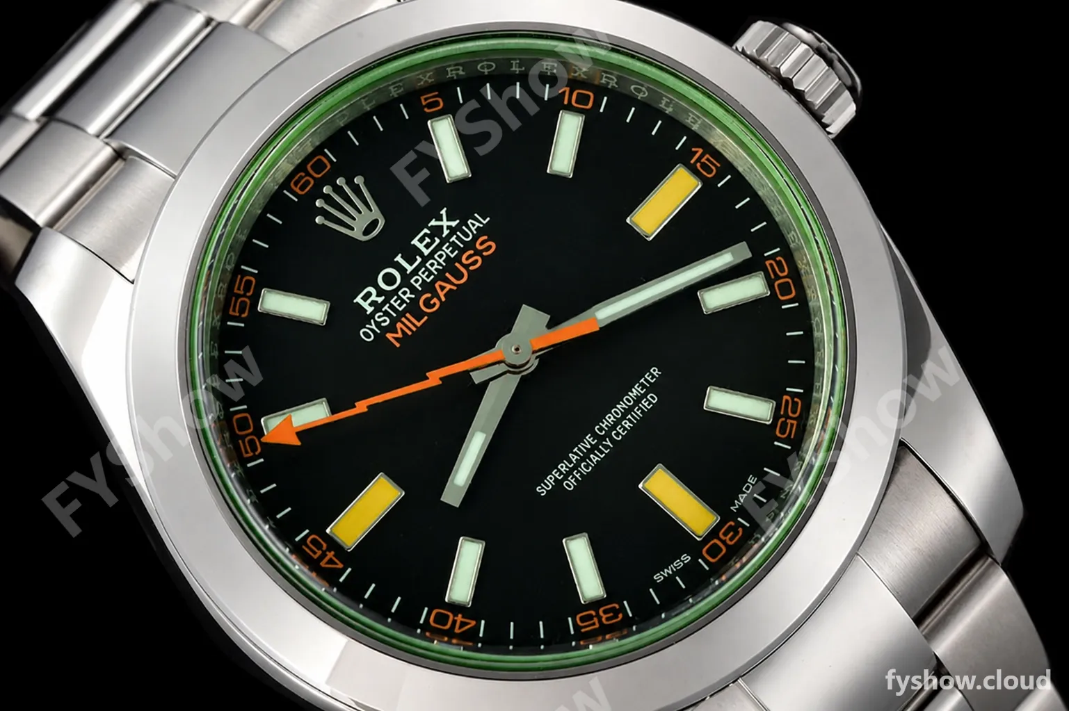 Rolex - Milgauss 40mm 116400GV 904L SS/SS Black VSF VS3131 - Image 3