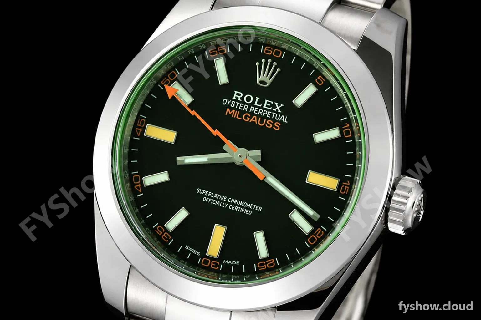 Rolex - Milgauss 40mm 116400GV 904L SS/SS Black VSF VS3131 - Image 4