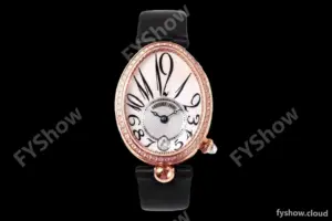 Breguet - Reine de Naples 8918 Ladies Diamond RG/LE White ZF V2 6T28 Mod