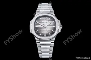 Patek Philippe - Nautilus Ladies 7118 35mm SS/SS Grey/Stk PPF A324