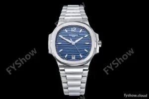 Patek Philippe - Nautilus Ladies 7118 35mm SS/SS Blue/Stk PPF A324