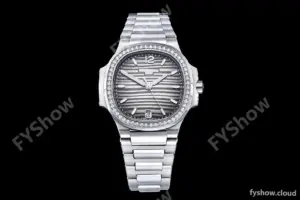 Patek Philippe - Nautilus Ladies 7118 35mm Dia SS/SS Grey/Stk PPF A324